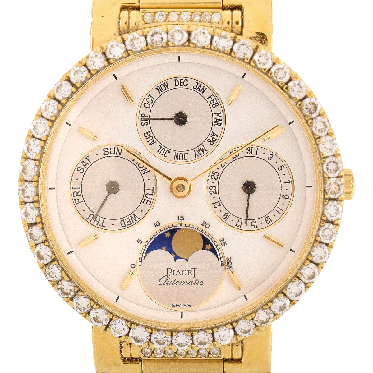 Piaget 18K and Diamond Bracelet Watch