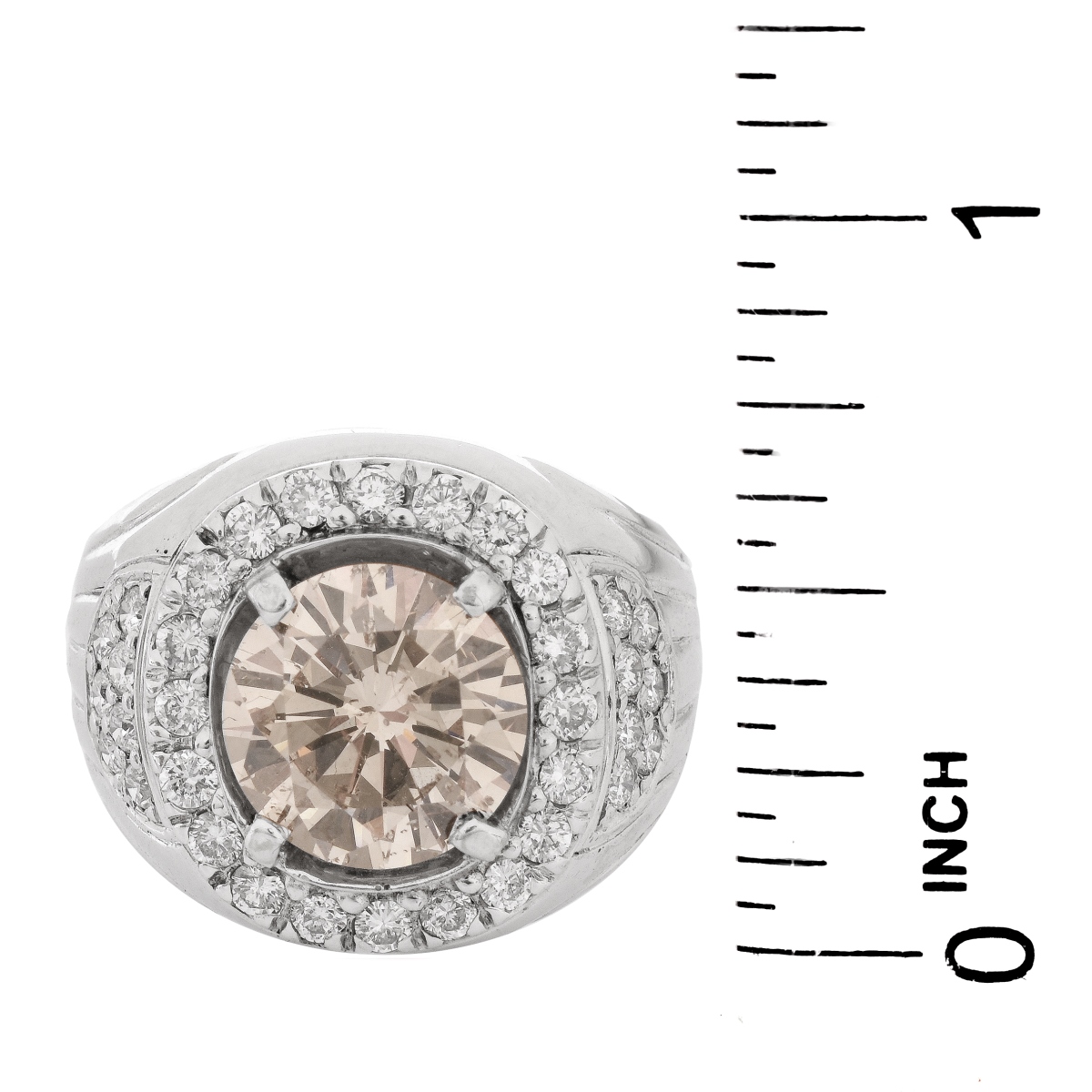 GAL 4.65ct TW Diamond and 18K Ring