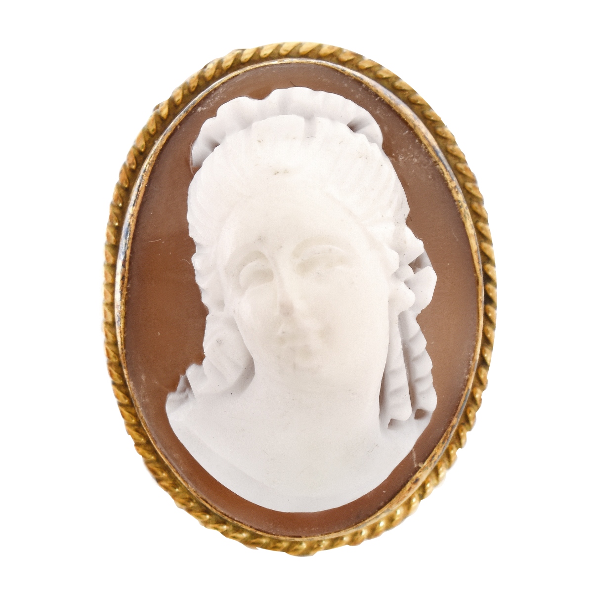 Vintage Cameo and 14K Ring