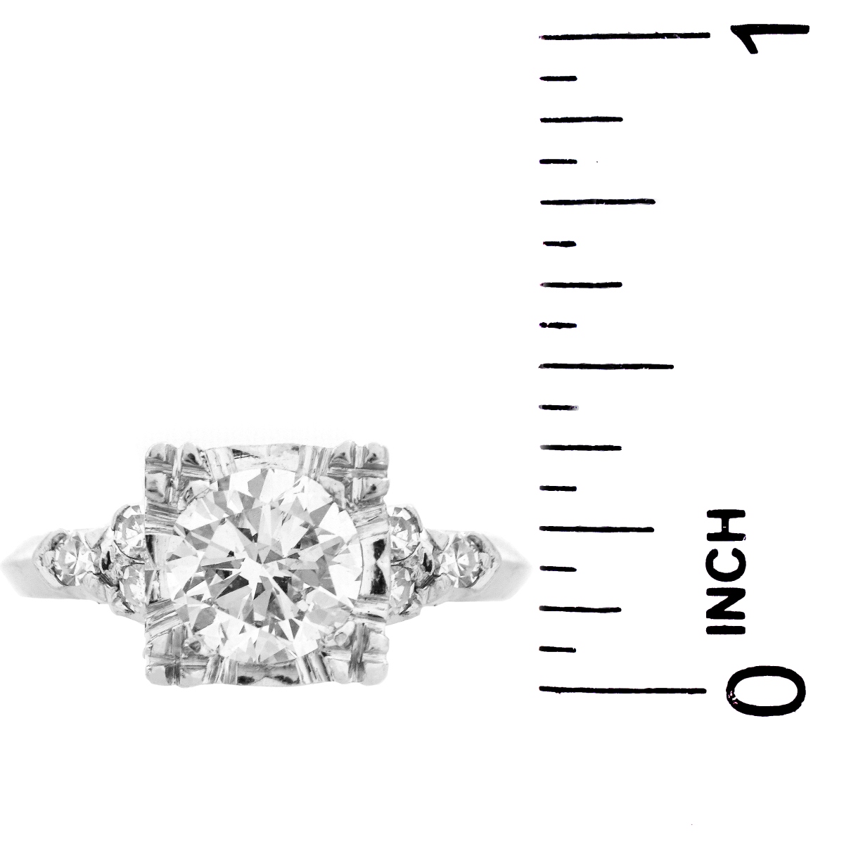 1.0 Carat Diamond and 14K Ring
