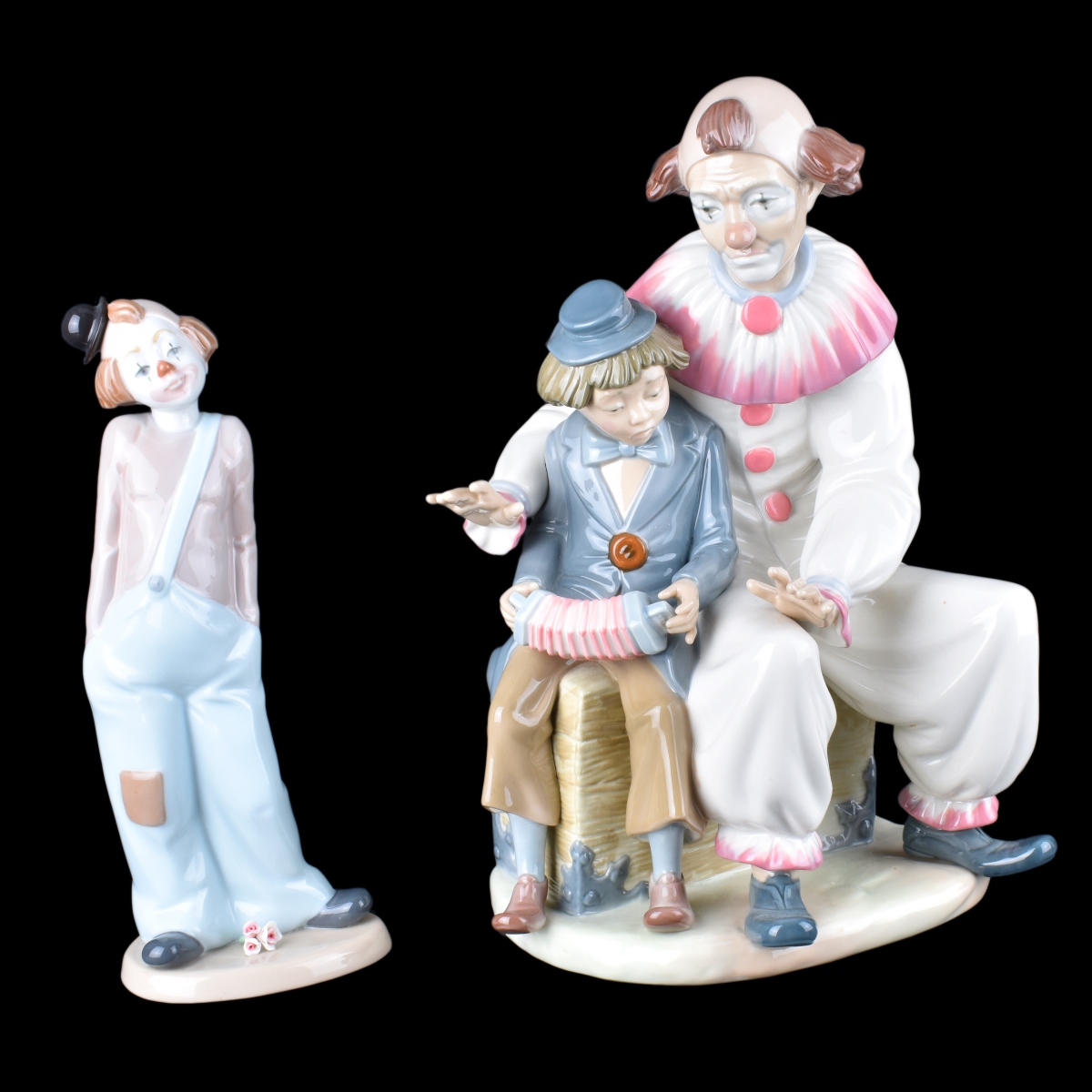 Two Lladro Style Figurines