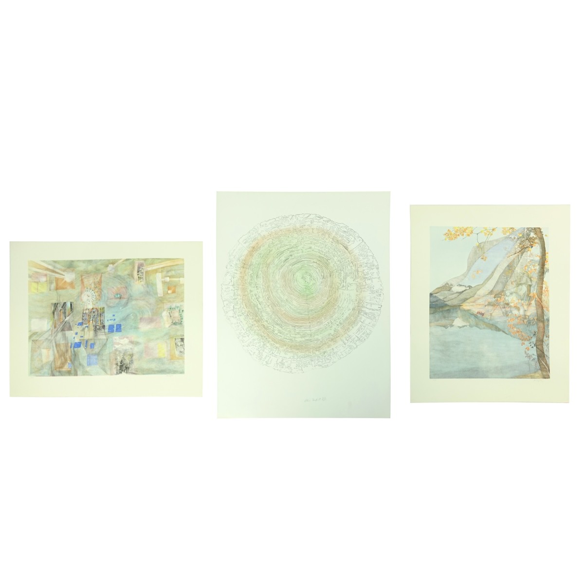 Three Color Lithographs