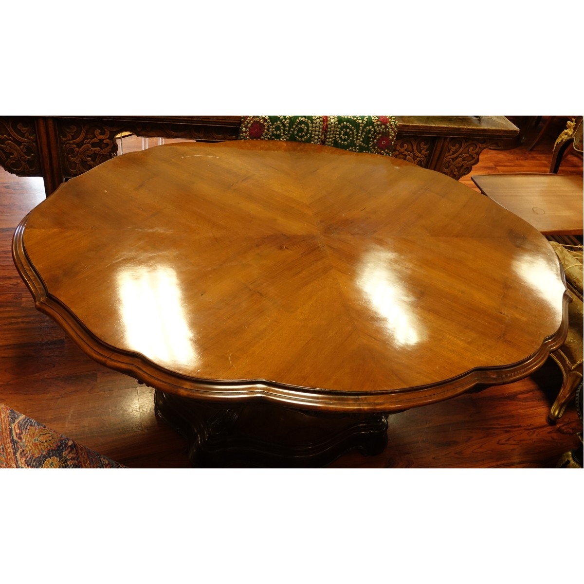 Continental Pedestal Table