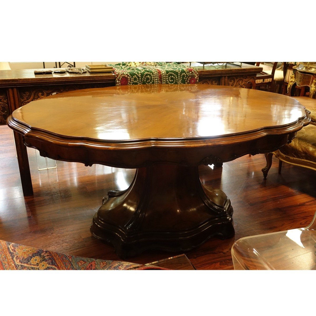 Continental Pedestal Table