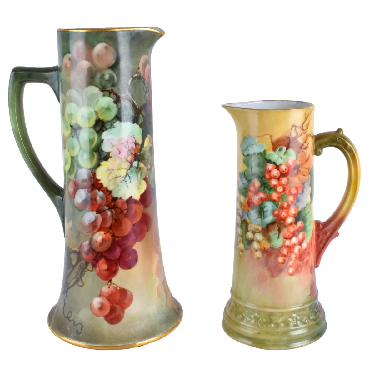 Two Limoges Pitchers