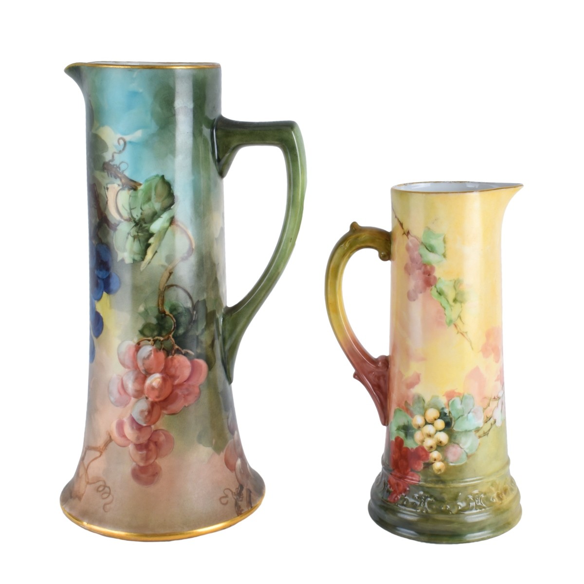 Two Limoges Pitchers