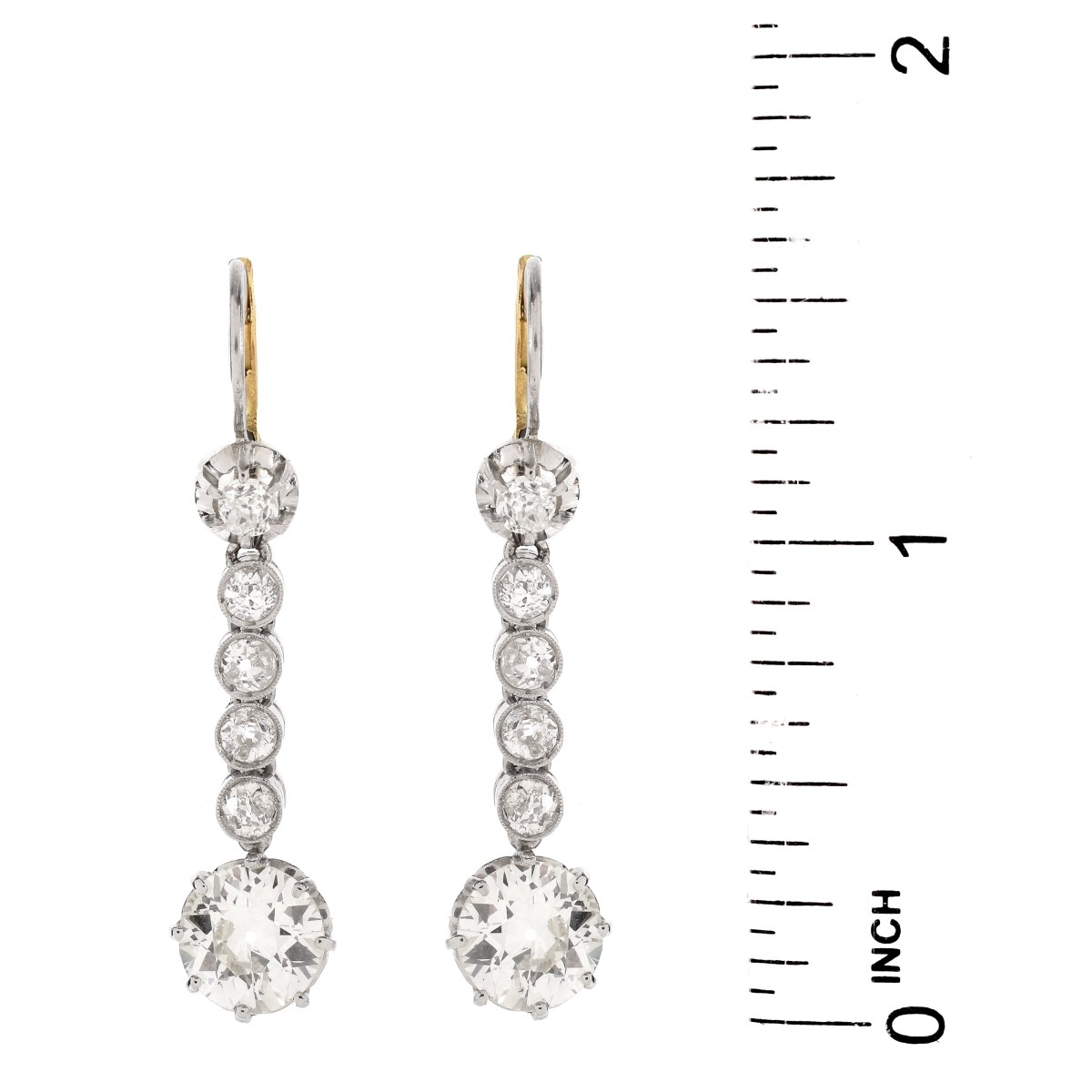 Approx. 5.1ct TW Diamond Earrings