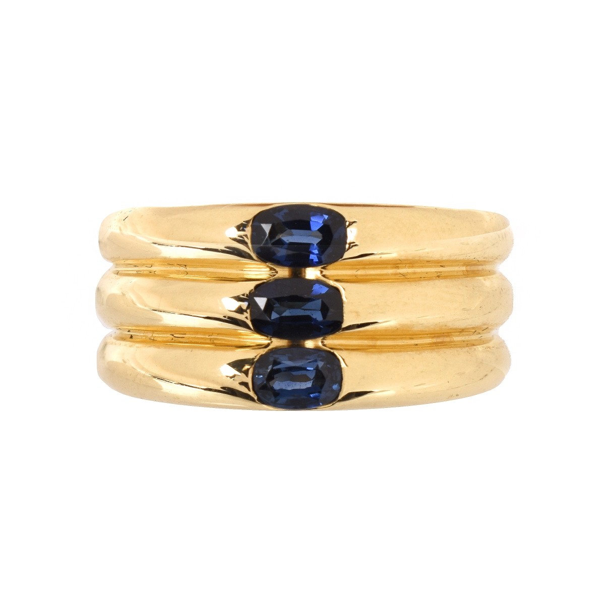 Cartier Sapphire and 18K Ring