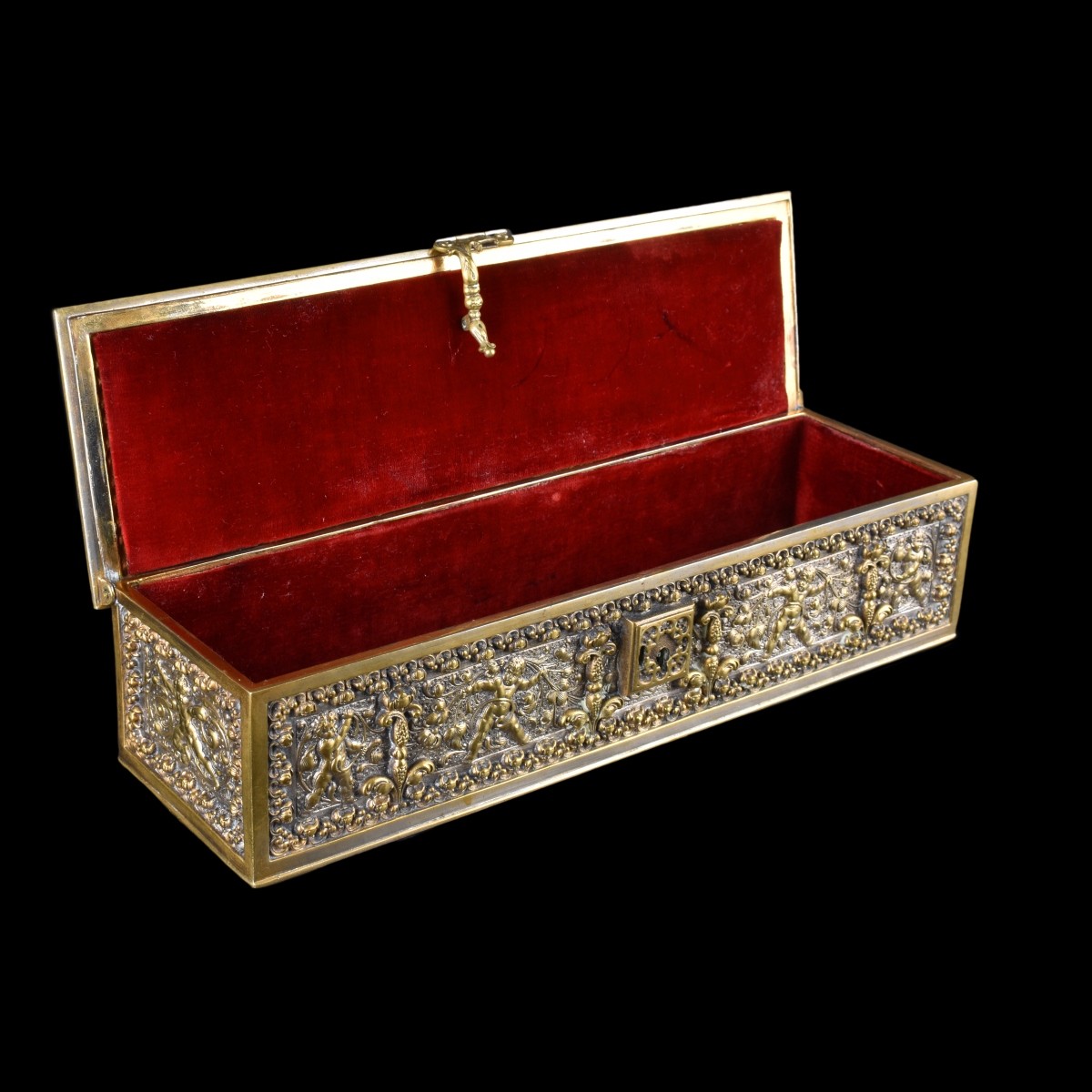 Antique Brass Box