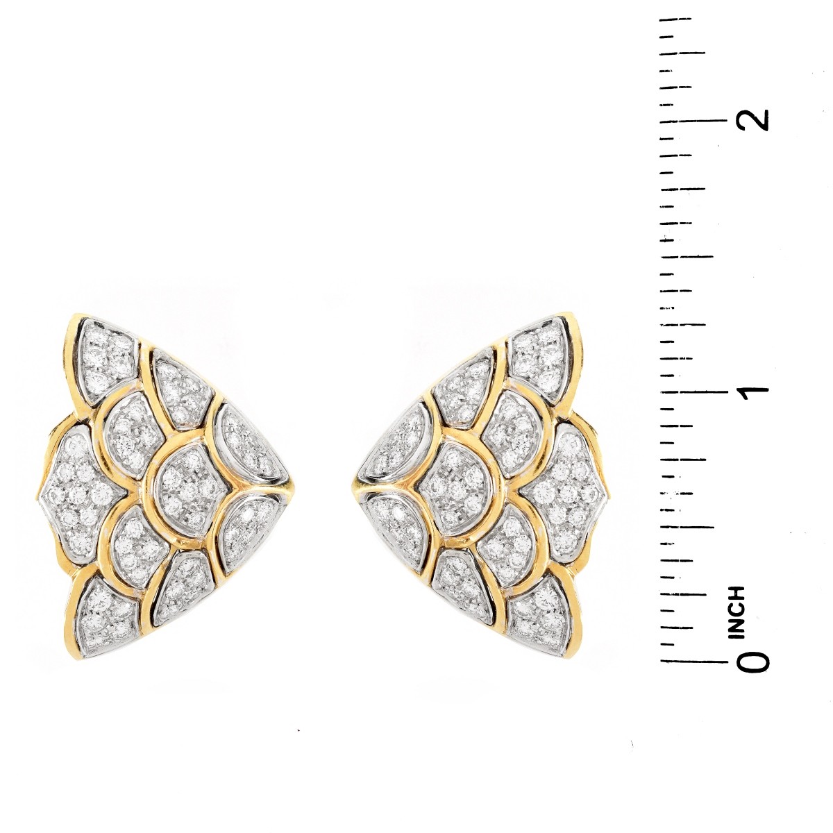 Vintage Diamond and 18K Earrings