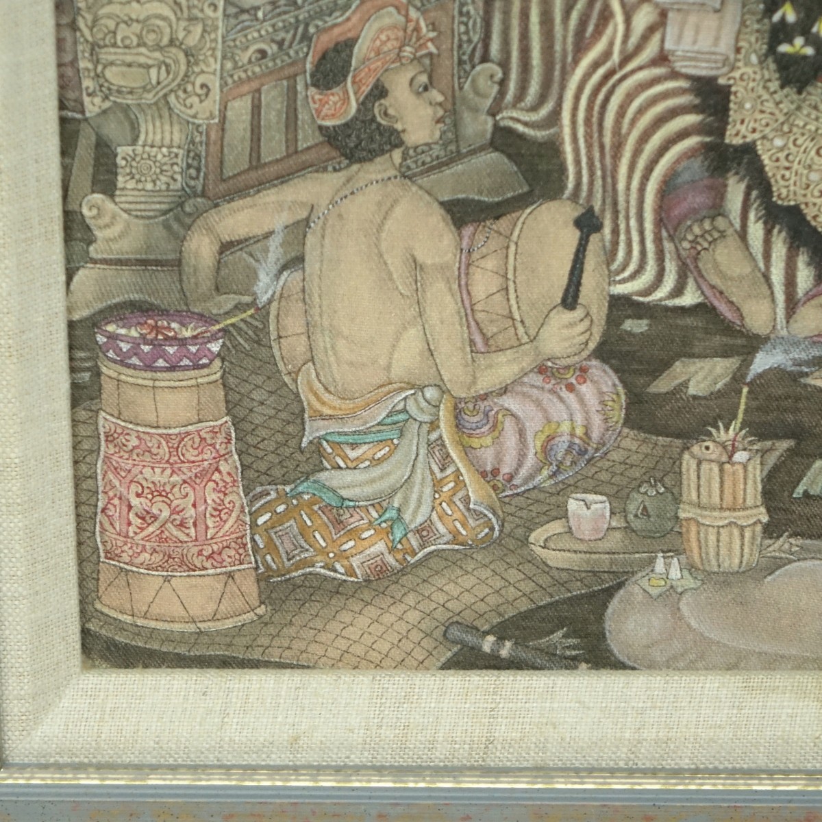 Balinese Painting On Fabric