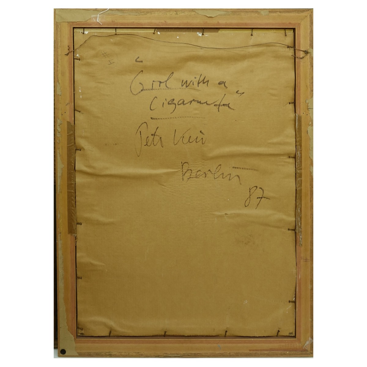 Peter Keil (b. 1942) Oil/Cardboard