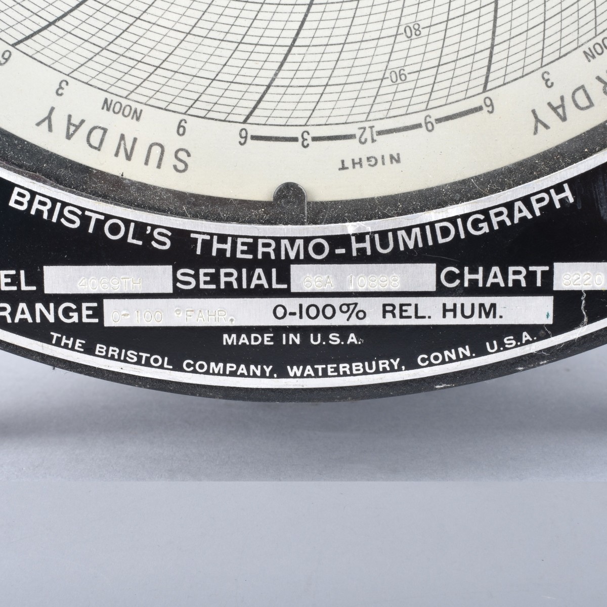 The Bristol Co. Thermo Humidigraph
