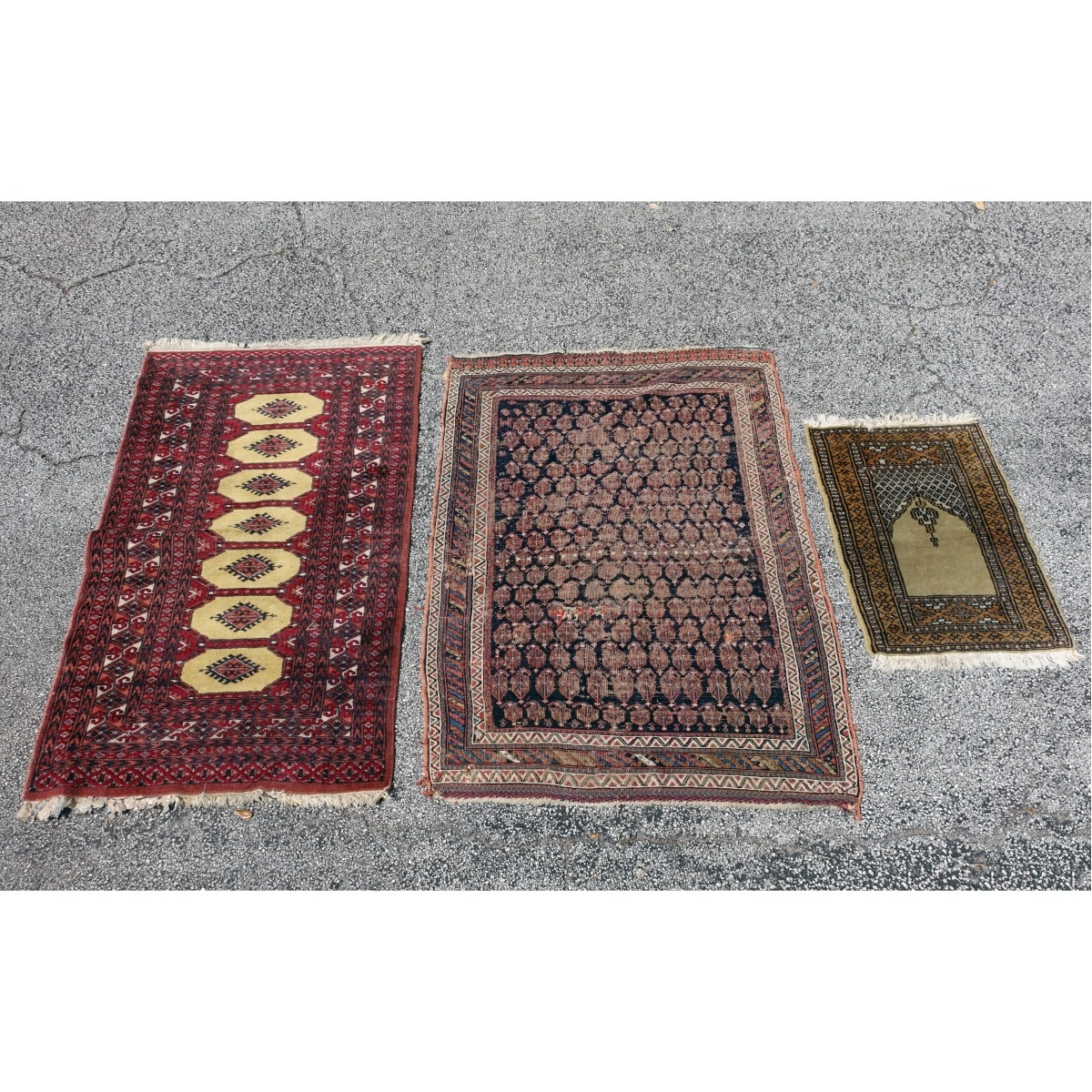 Three (3) Middle Eastern Rugs