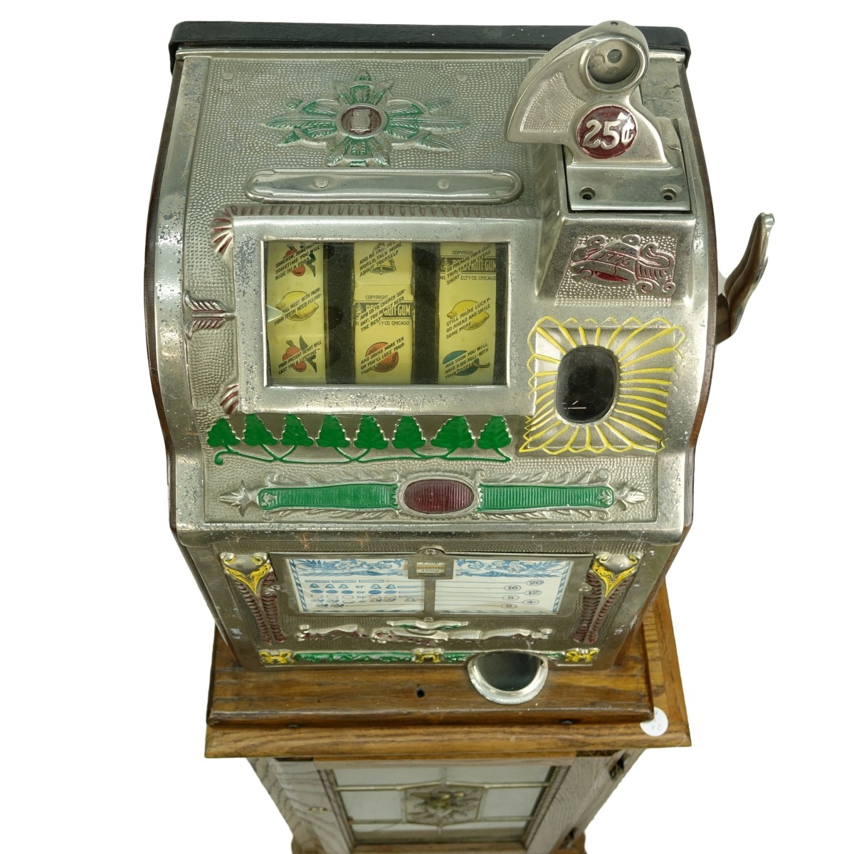 mills slot machine values