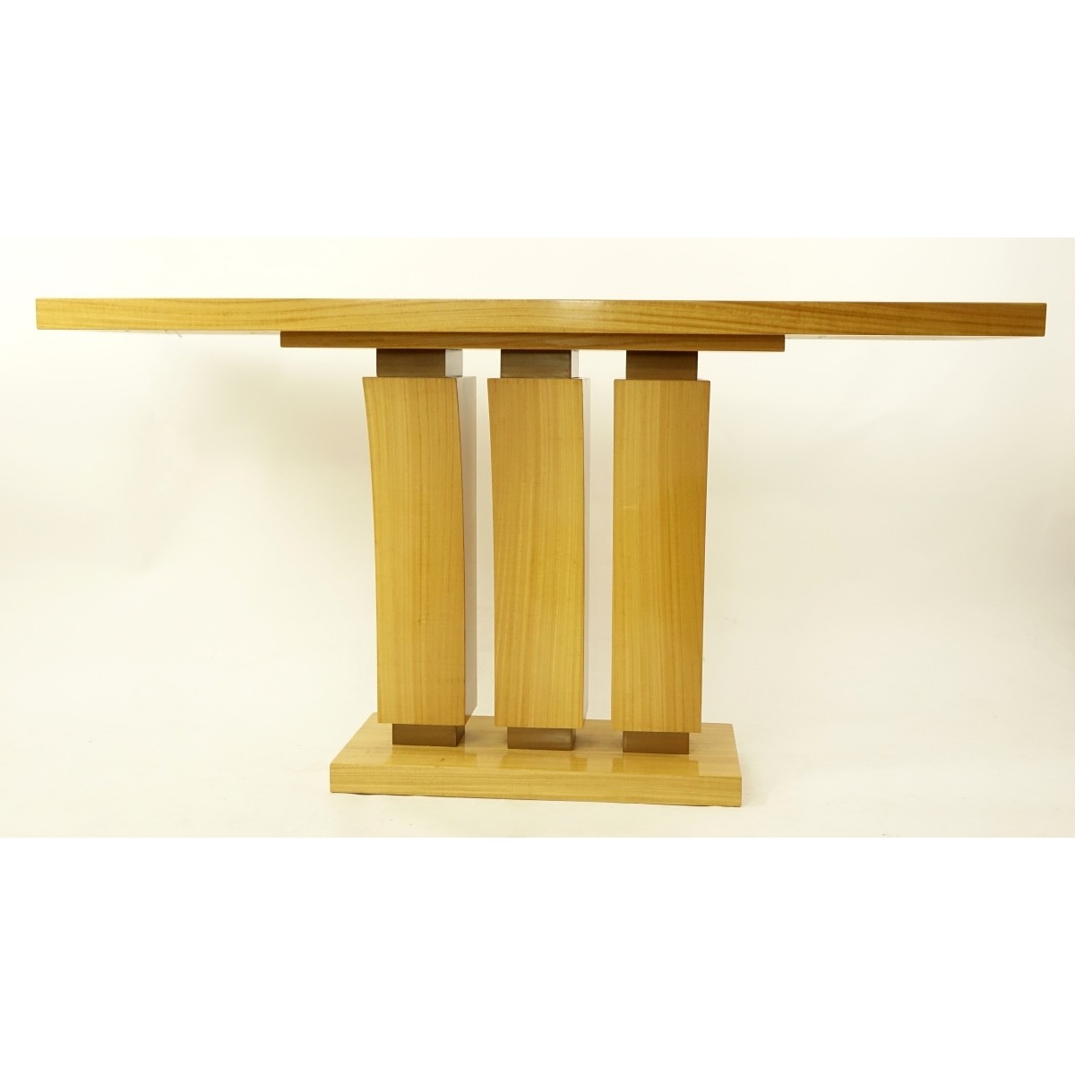 Art Deco Style Satinwood Console Table.