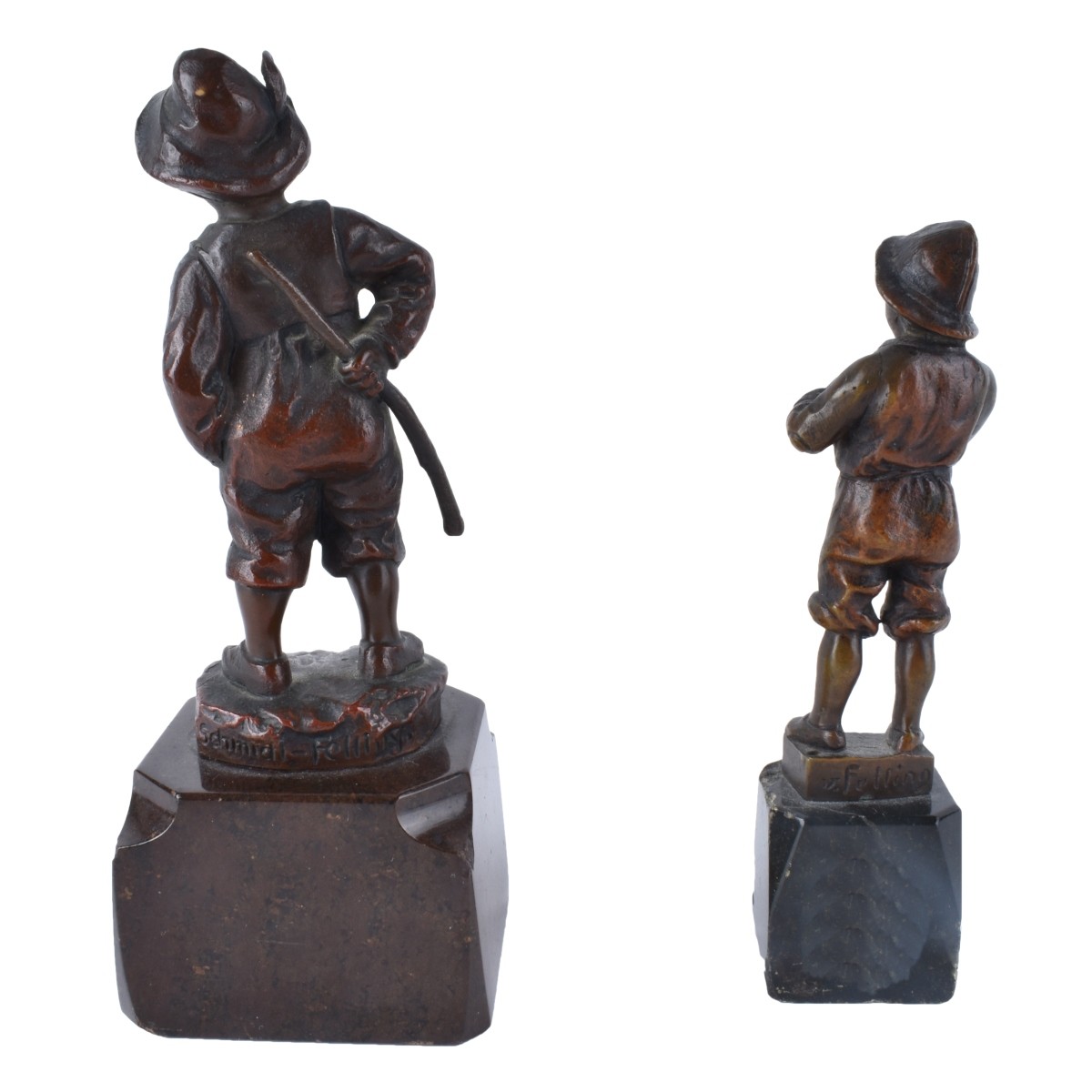 Two Schmidt-Felling Miniature Bronzes