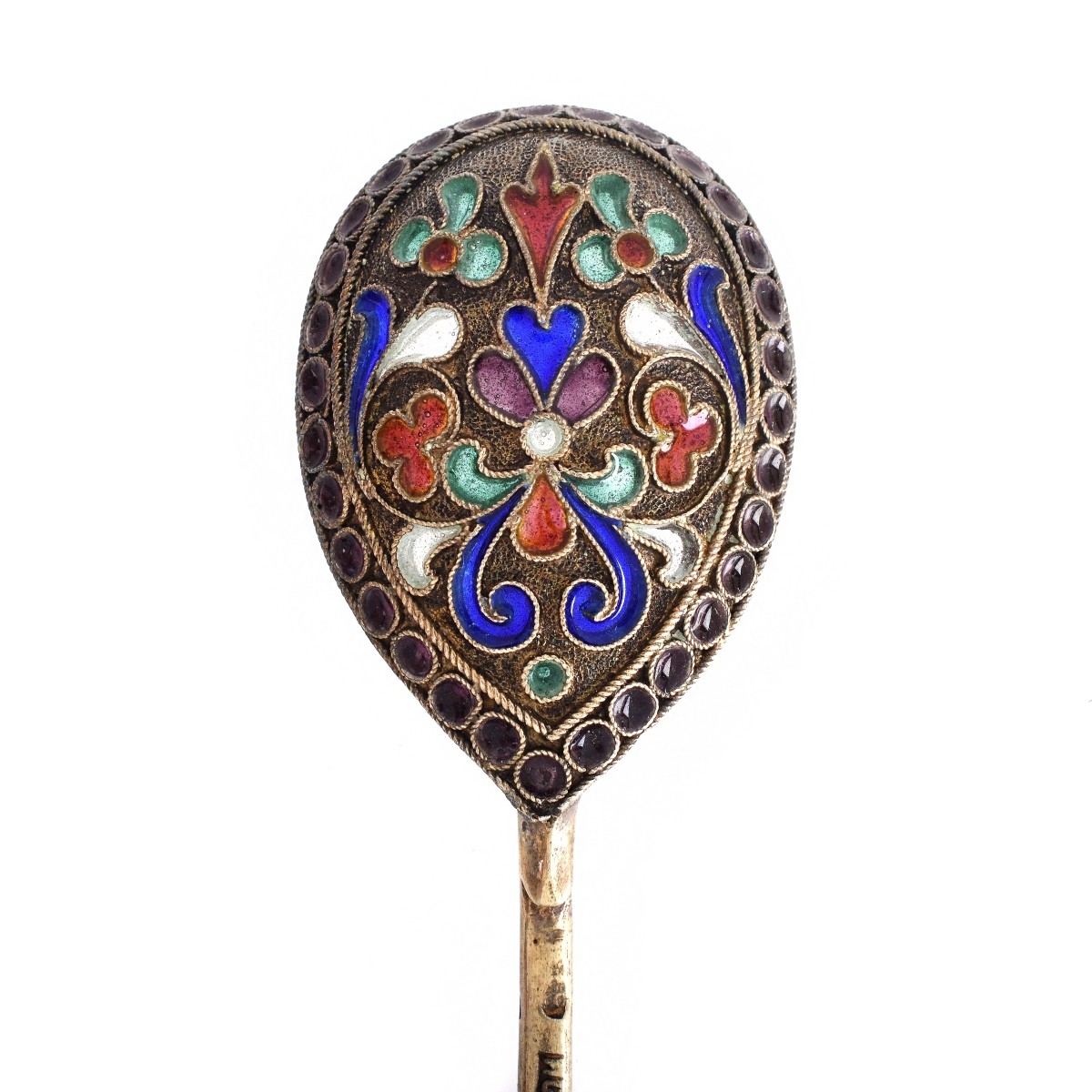 Russian Silver and Enamel Spoons