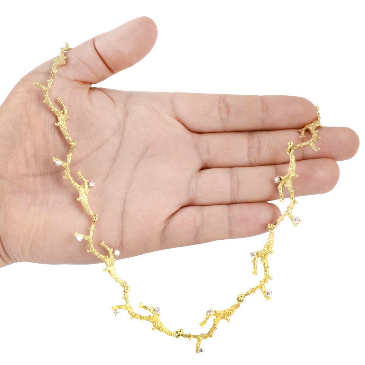 Vintage Diamond and 18K Necklace