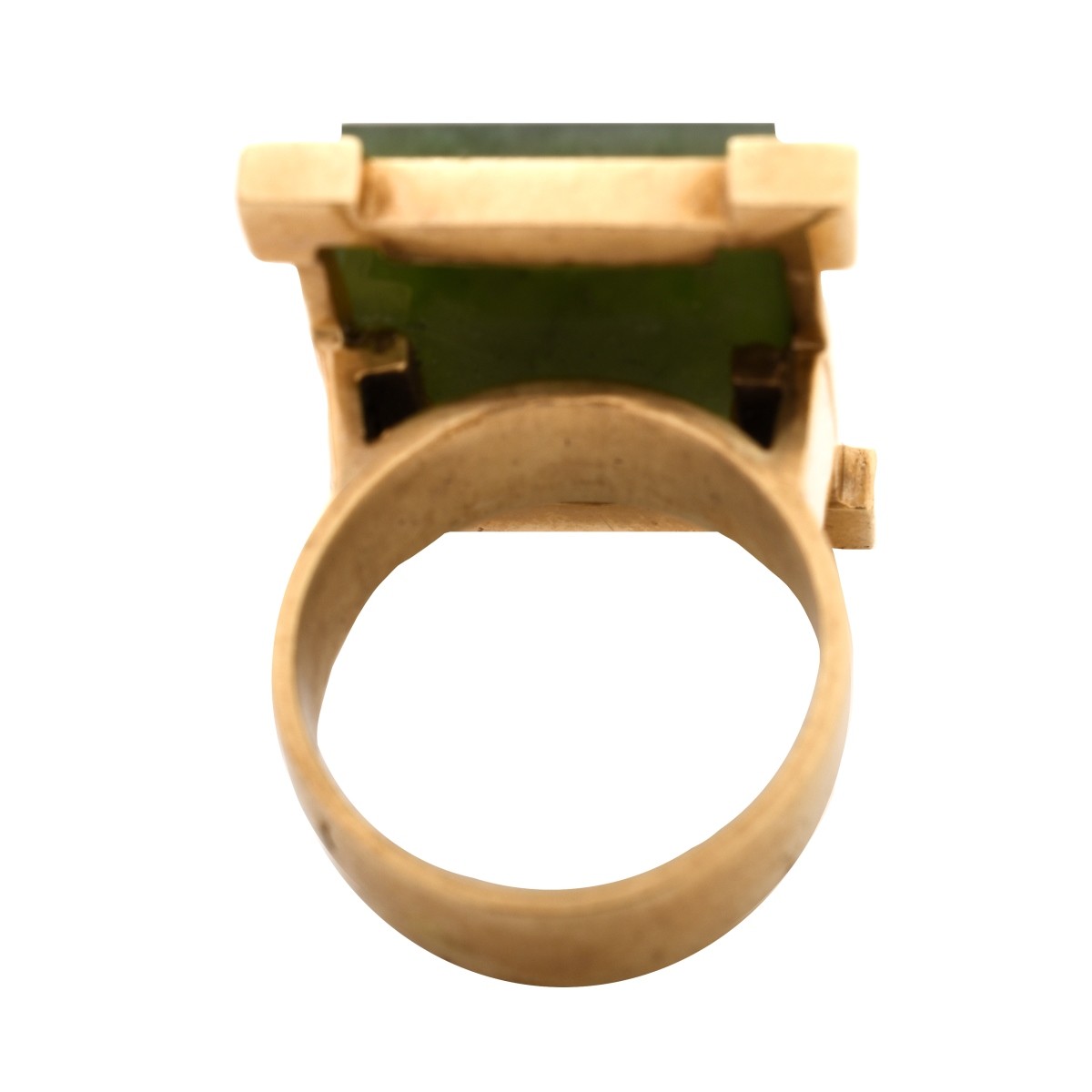 Vintage Jade and 14K Ring