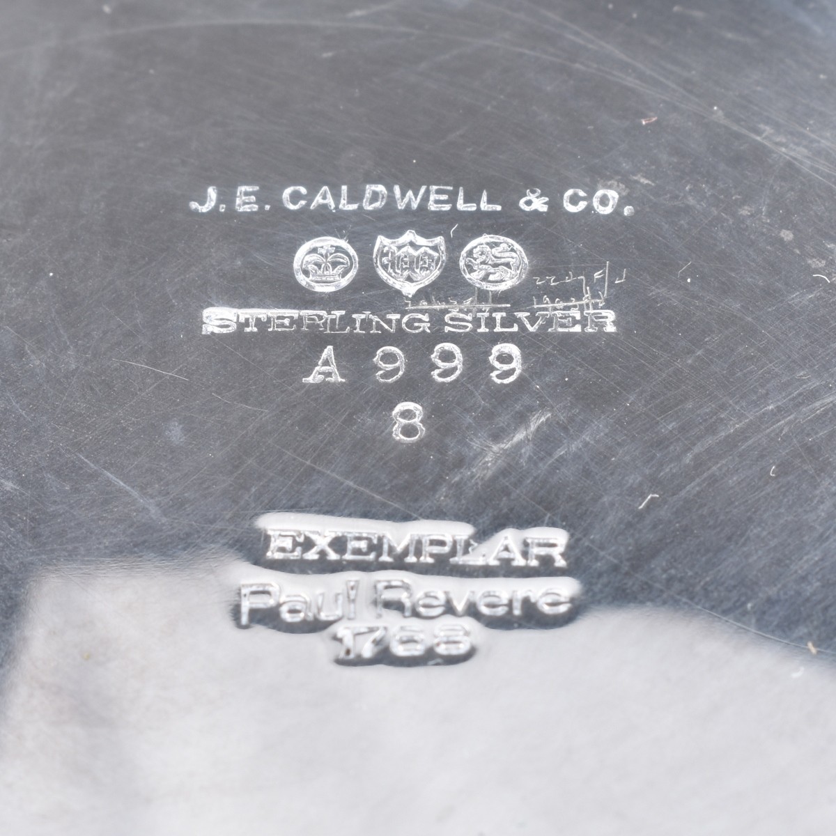 J.E. Caldwell Sterling Silver Paul Revere Bowl