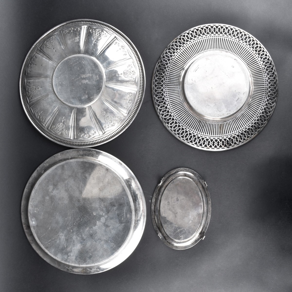 Four (4) Sterling Silver Dishes