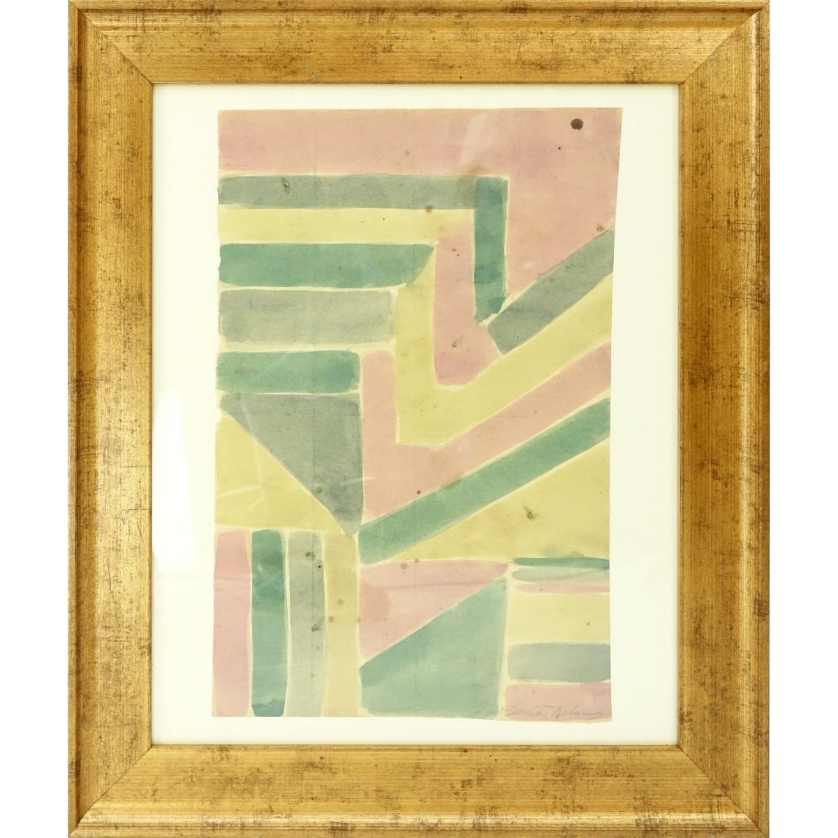 Attributed to: Sonia Delaunay, French W/C