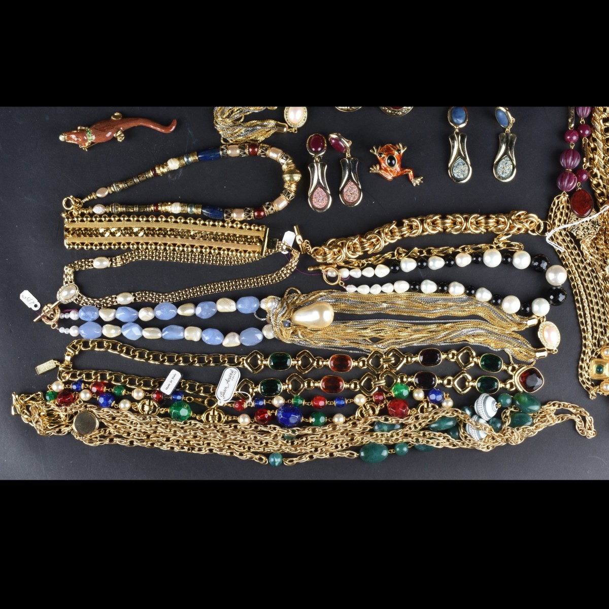 Large Assortment of Retro Costume Jewelry