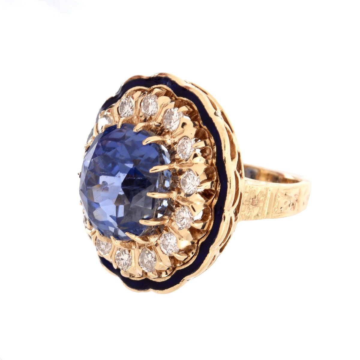 GIA 9.97ct Sri Lanka Sapphire Ring