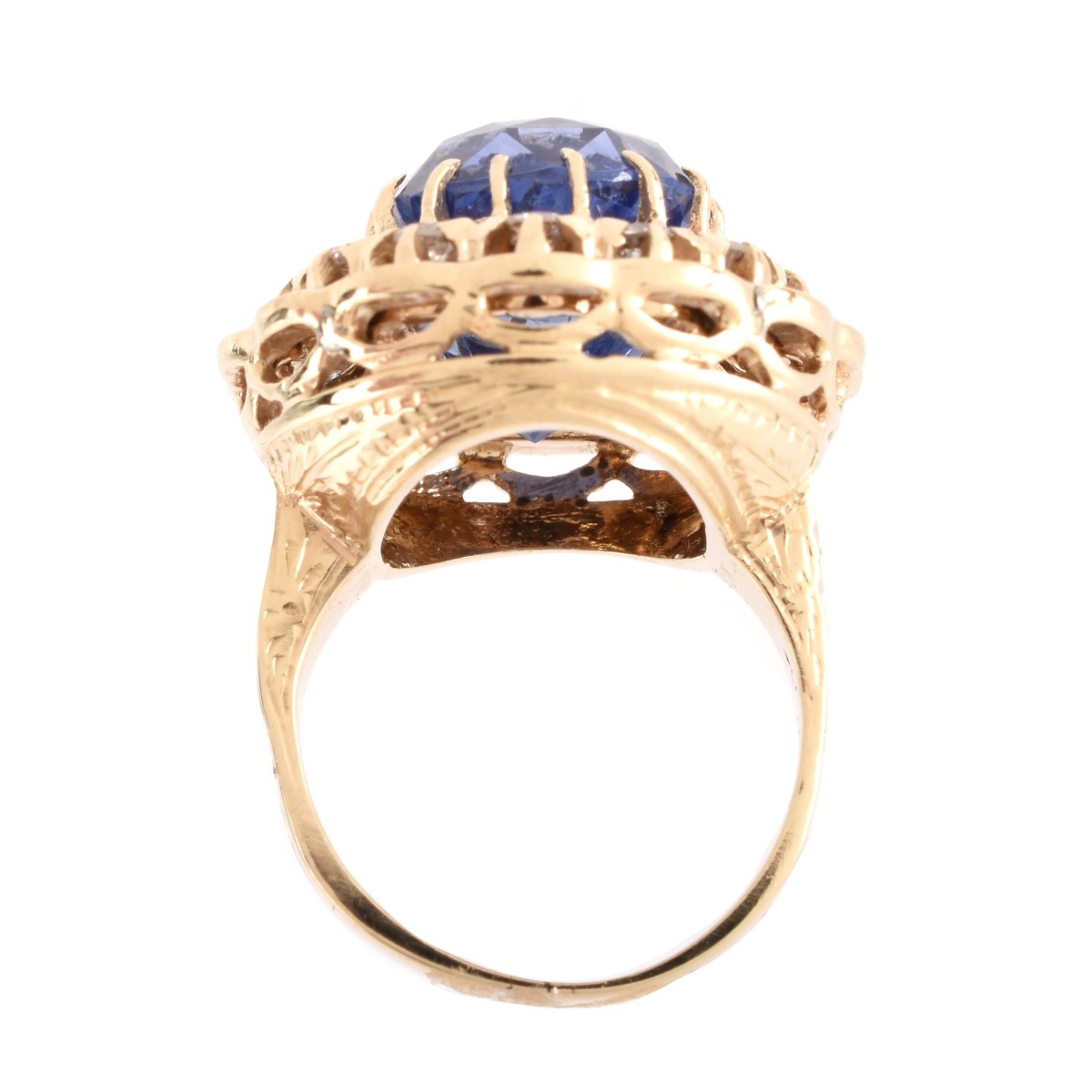 GIA 9.97ct Sri Lanka Sapphire Ring