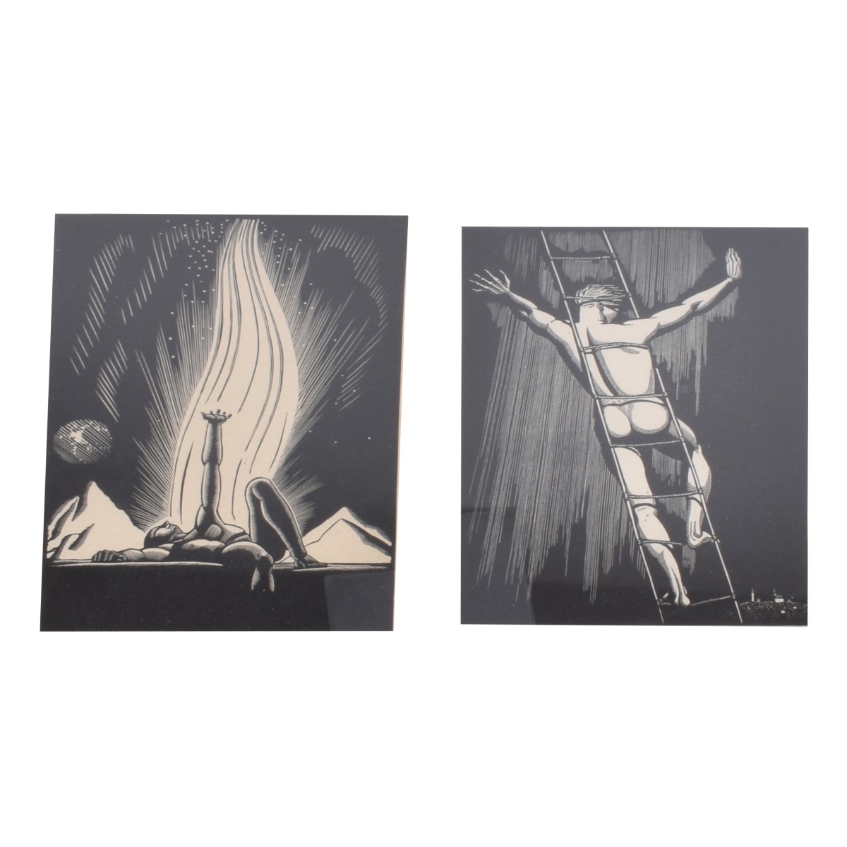Two (2) Earl Marshawn Washington (b.1962) Prints