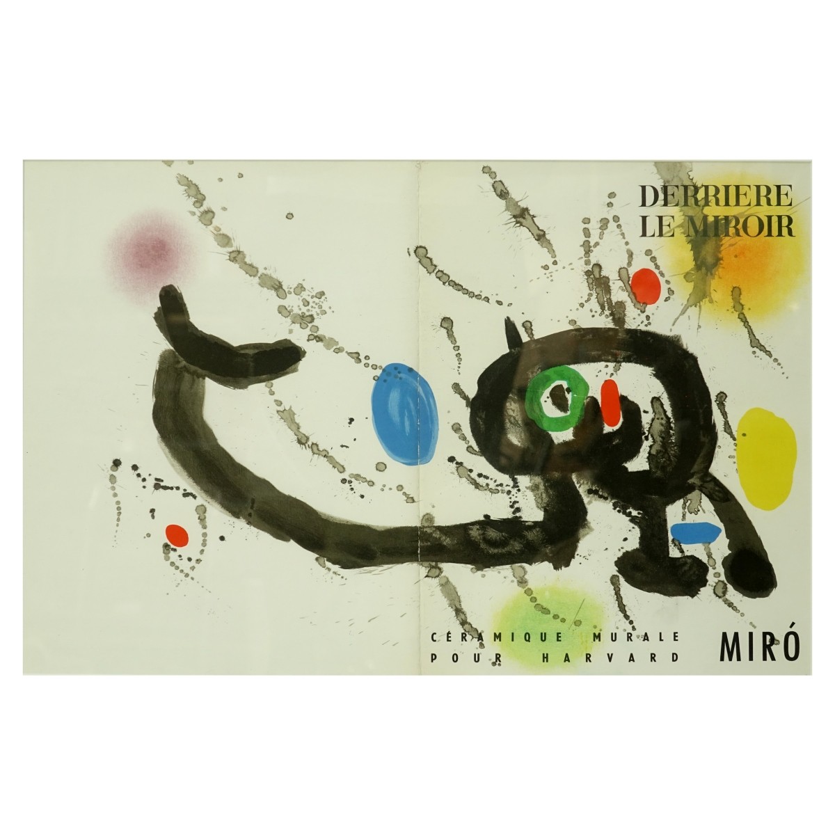 After: Joan Miro, French (1893 - 1983) Art poster