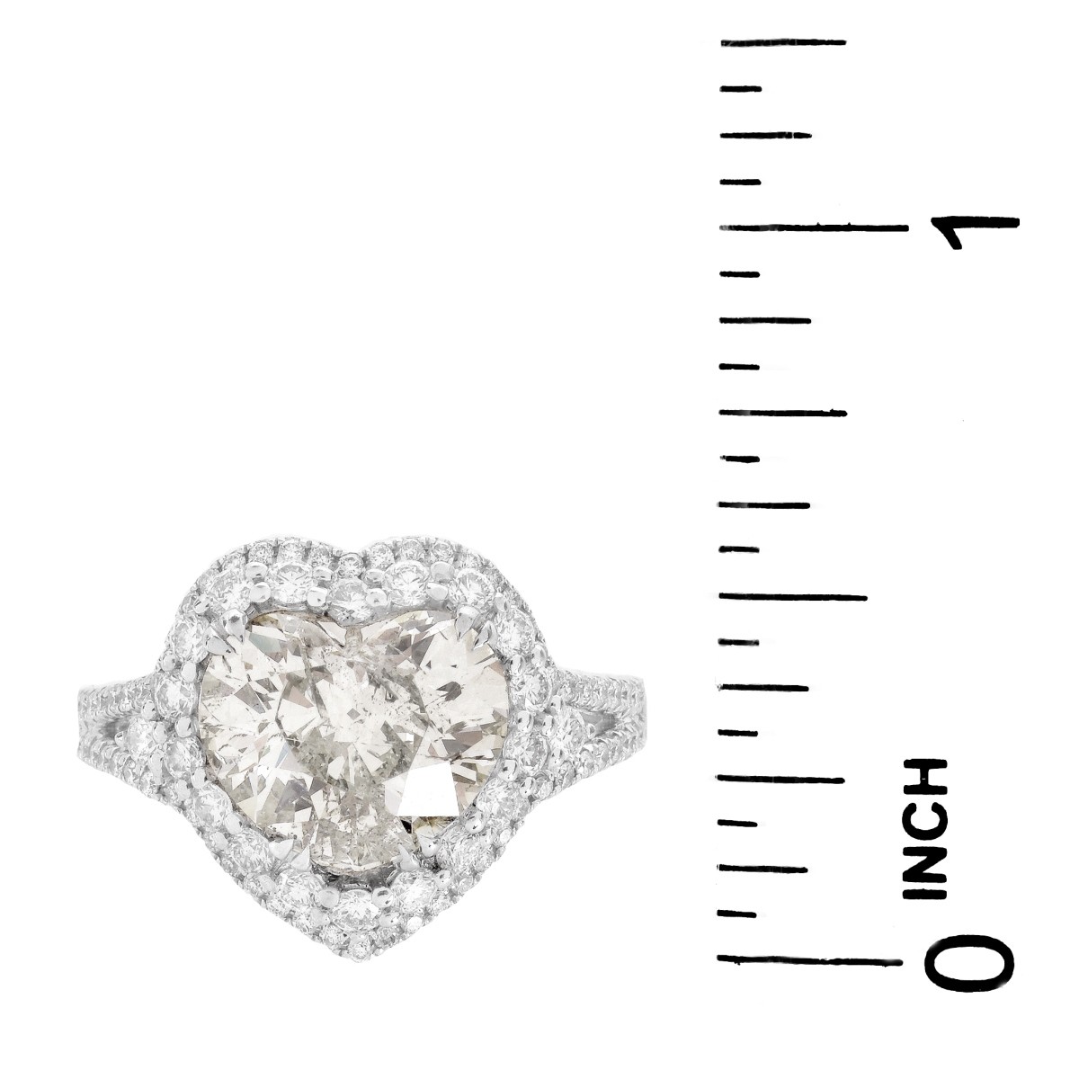 3.63ct Diamond and 18K Ring