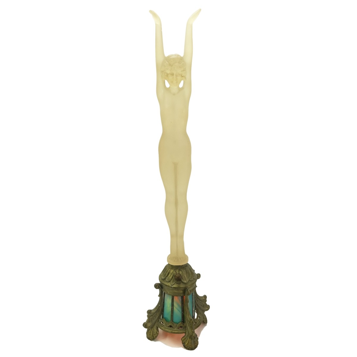 Art Deco Nude Lady Lamp