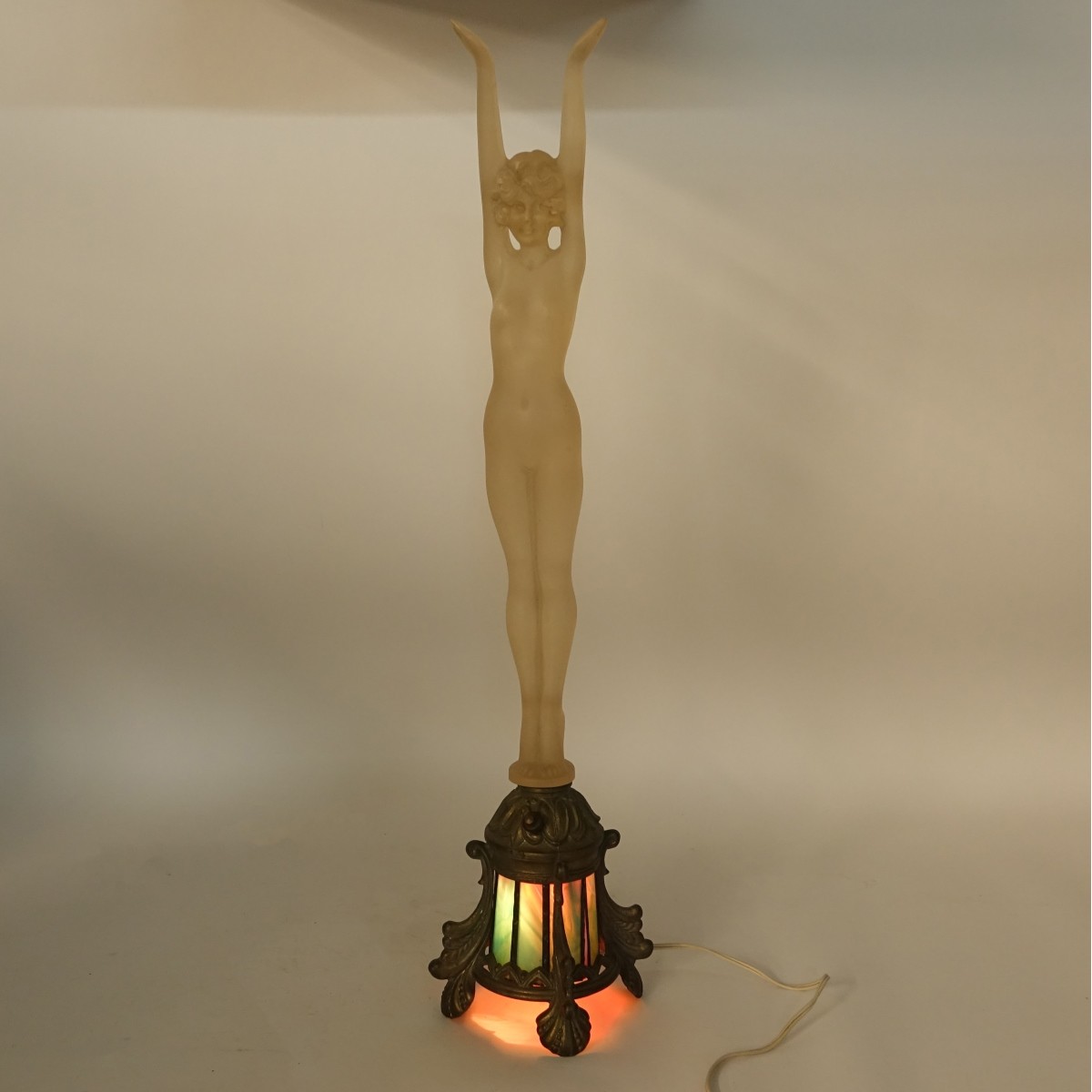 Art Deco Nude Lady Lamp