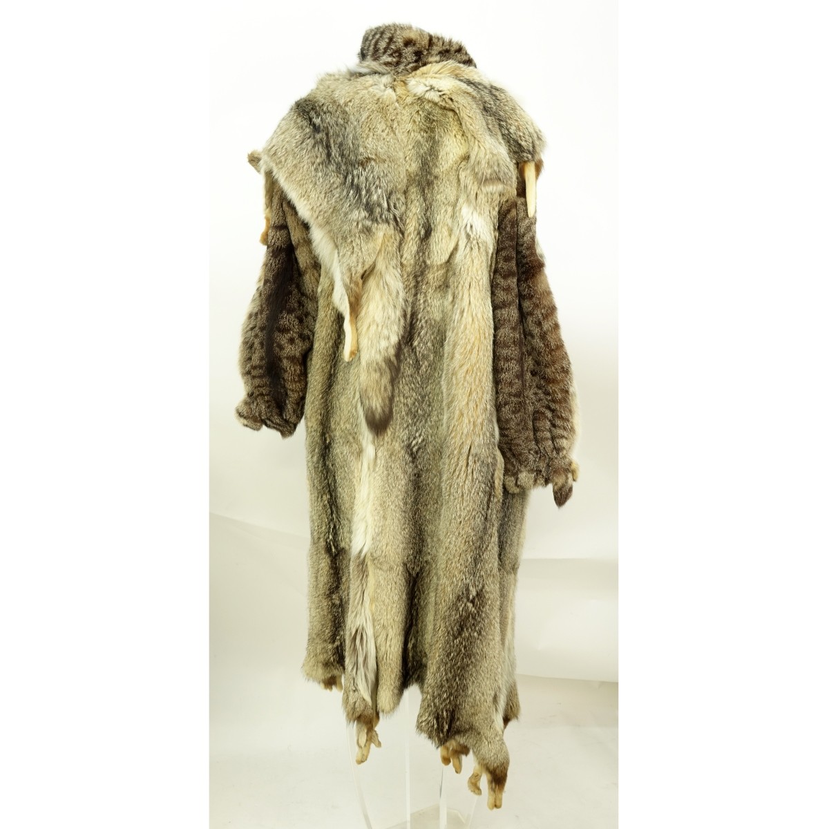 Vintage Christine Vogdt Wild Cat Fur Coat