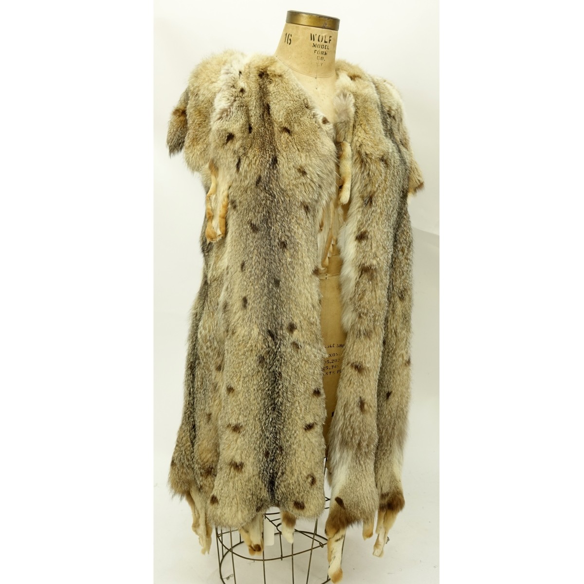 Vintage Christine Vogdt Wild Cat Fur Vest