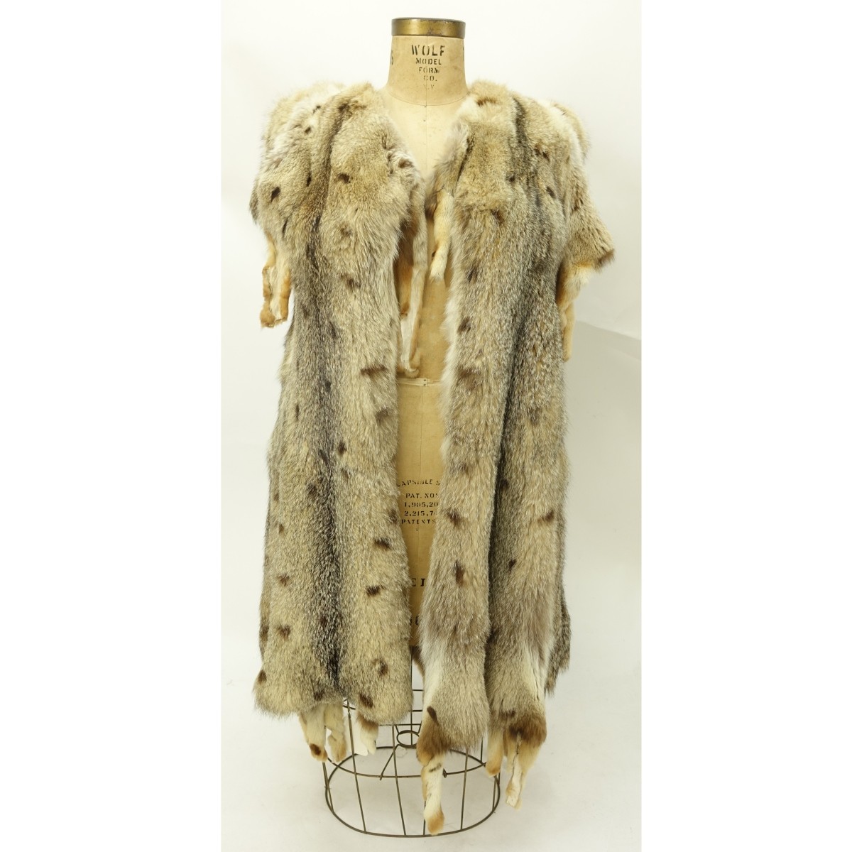 Vintage Christine Vogdt Wild Cat Fur Vest