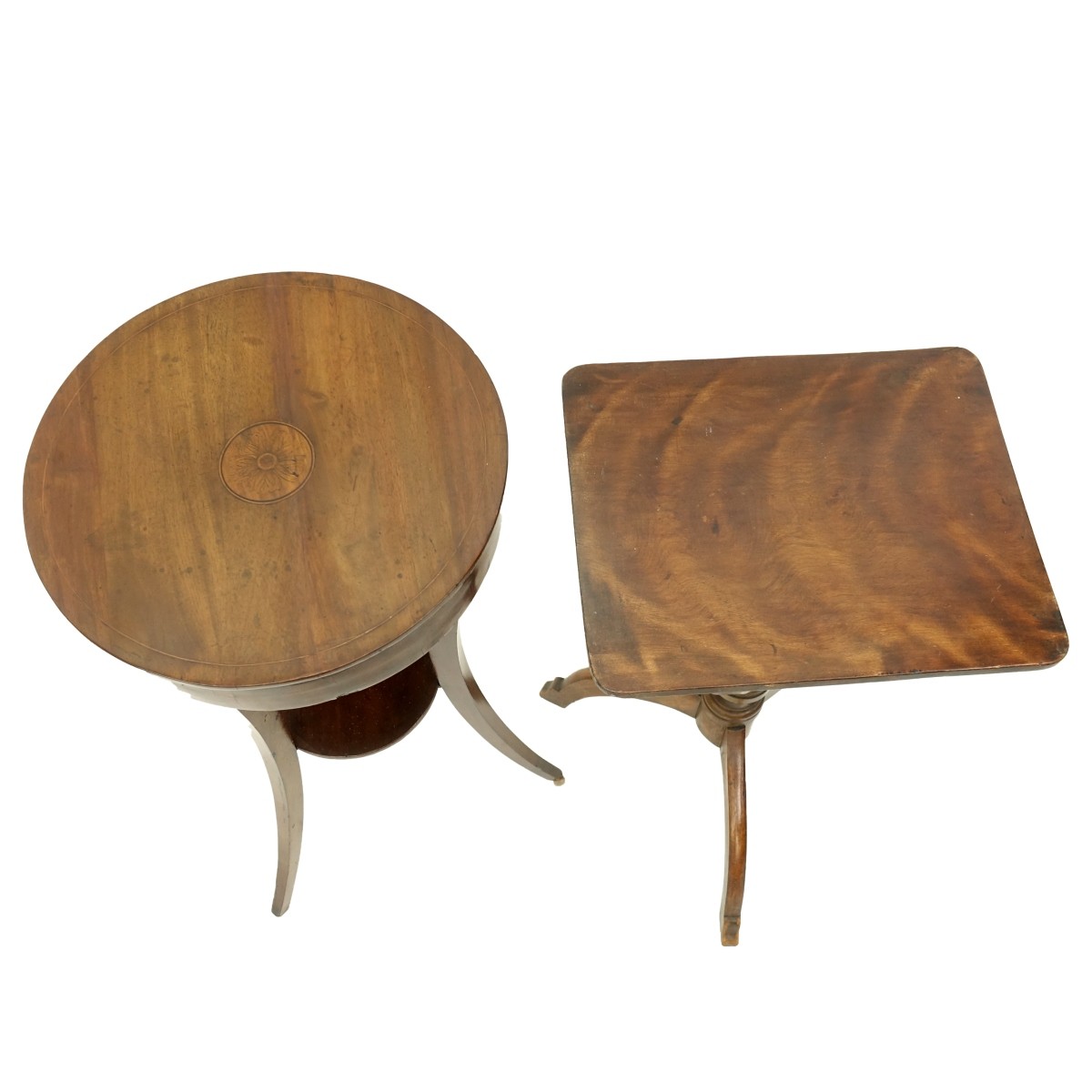 Two Antique Mahogany Tables