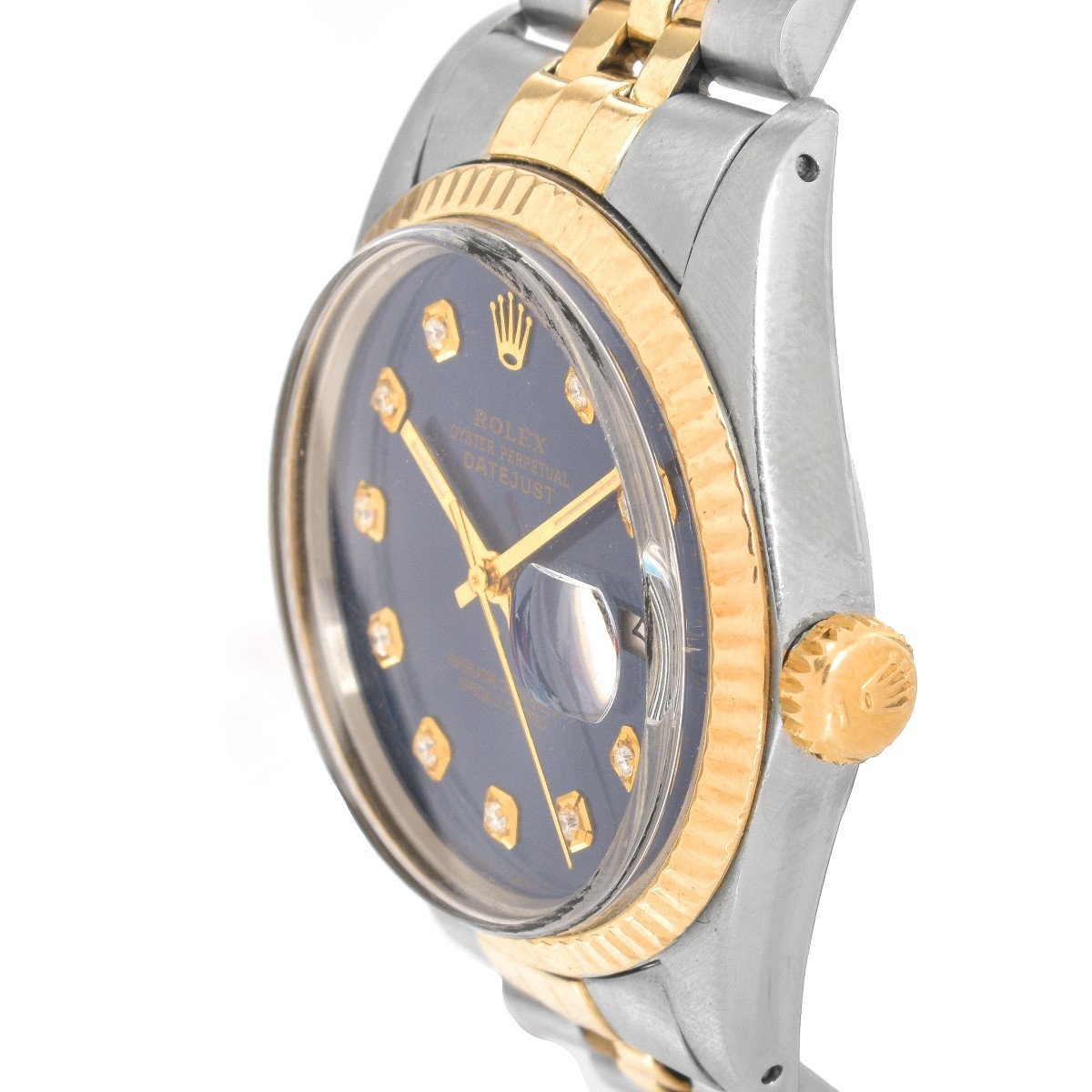 Man's Vintage Rolex Two Tone Datejust Watch