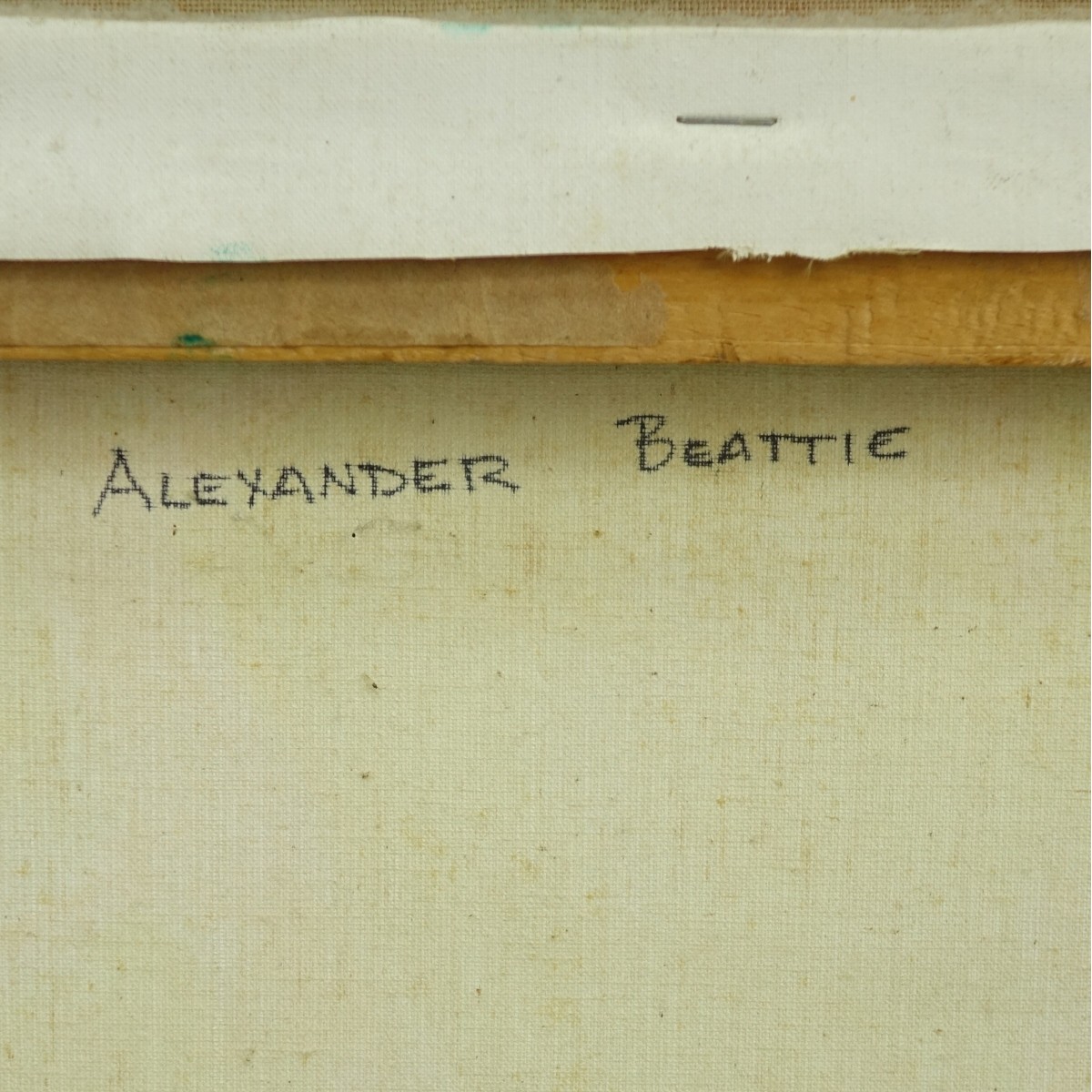 Alexander Beattie (20th C) O/C