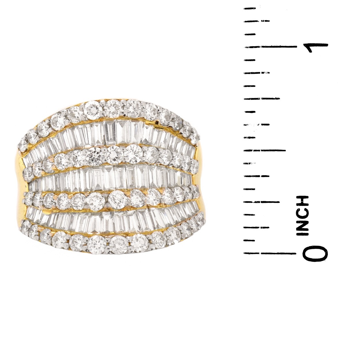 3.75ct TW Diamond and 18K Ring