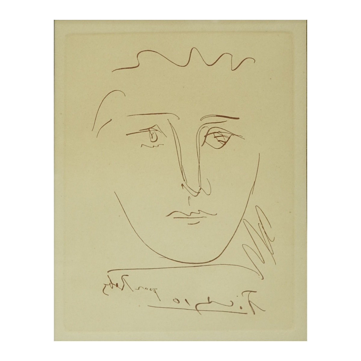 After: Pablo Picasso, Spanish (1881-1973) Etching