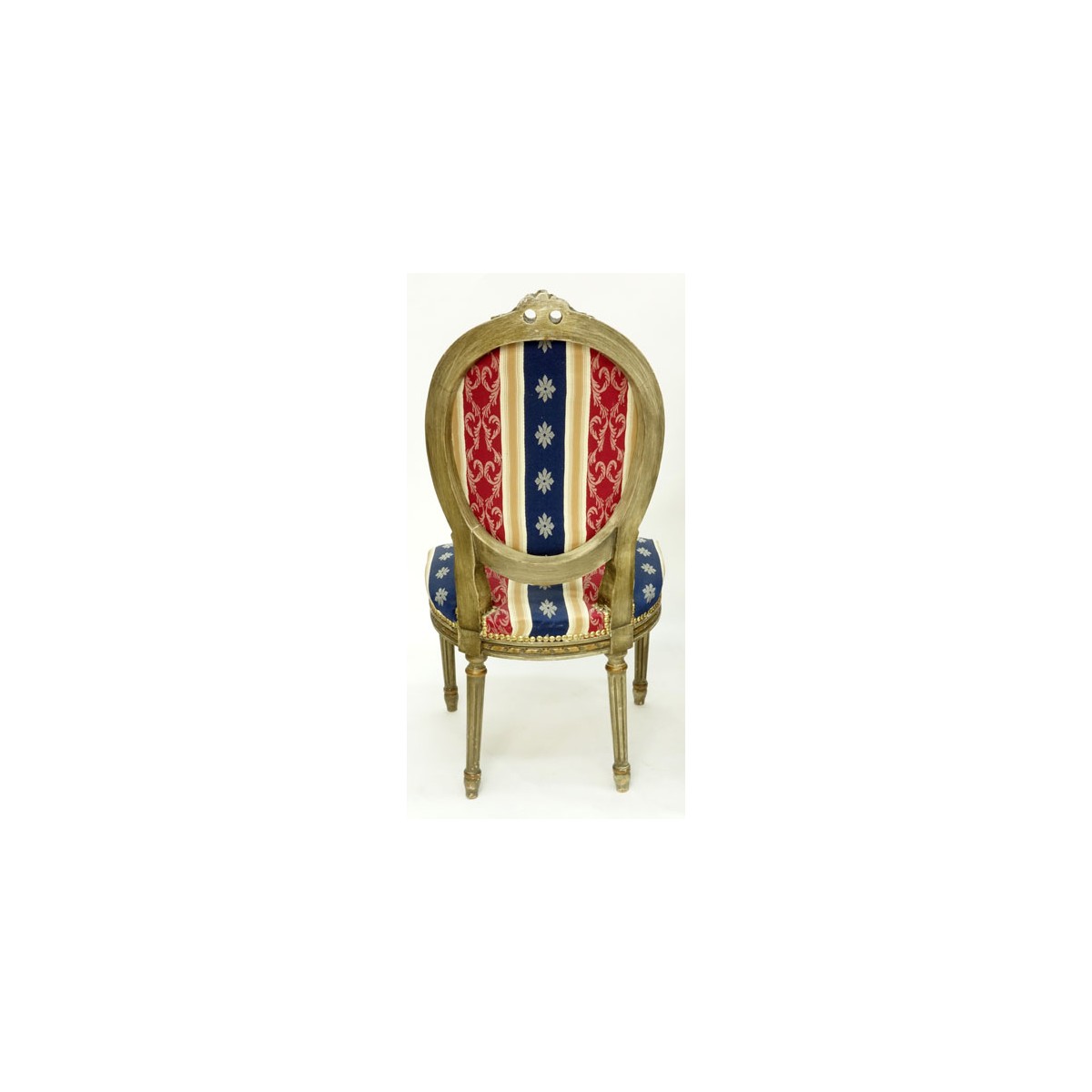 Louis XVI Style 3pc. Upholstered Salon Furniture Set. Includes: s