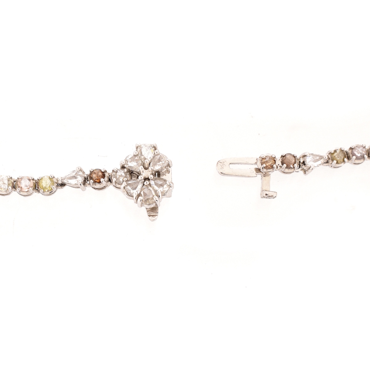 Diamond, Emerald and 18K Pendant Necklace