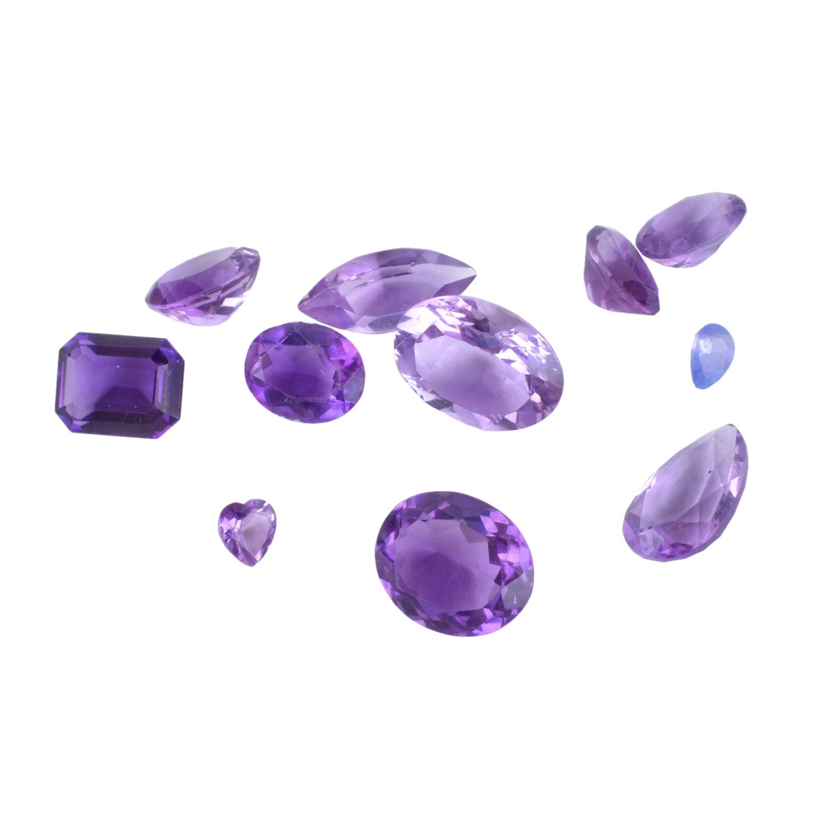 Collection of Loose Amethyst