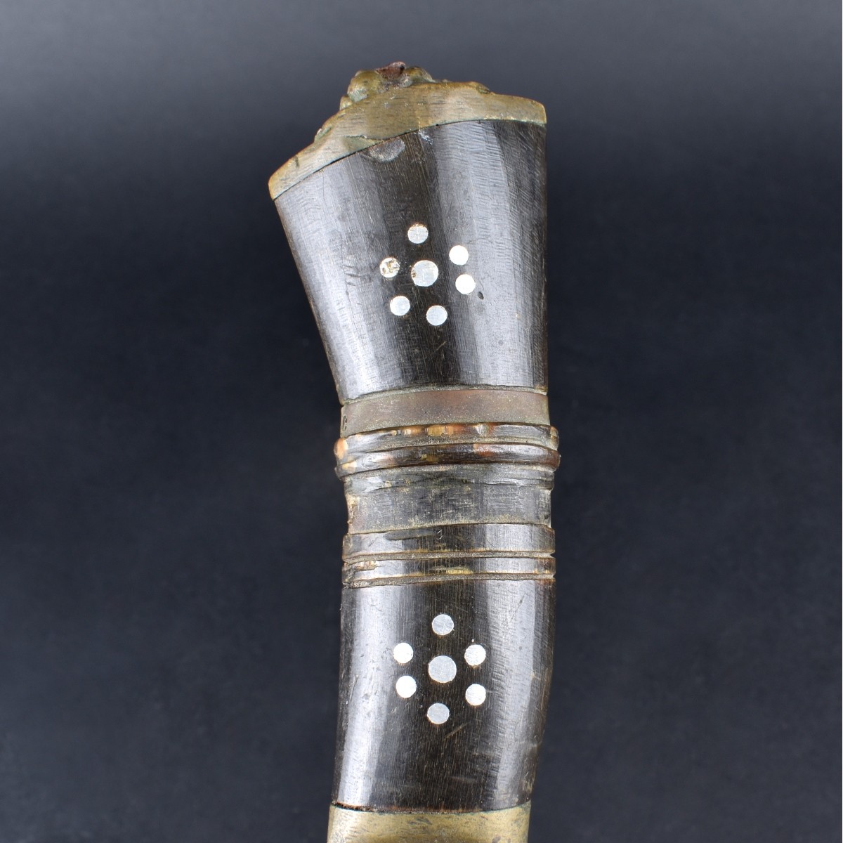 Antique Nepalese Kukri Dagger with Leather Sheath