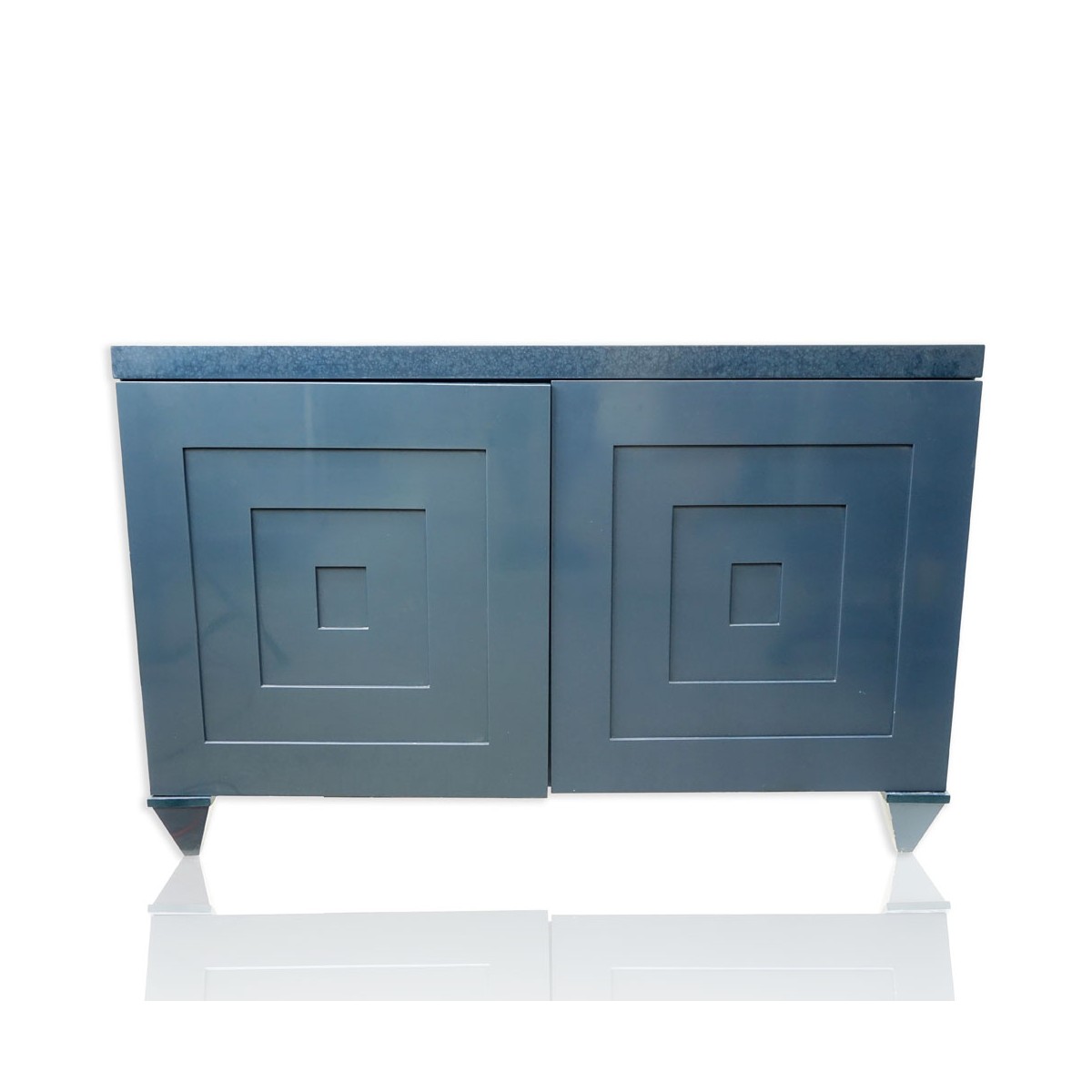 Contemporary Modern Lacquered Wood Serving Cabinet