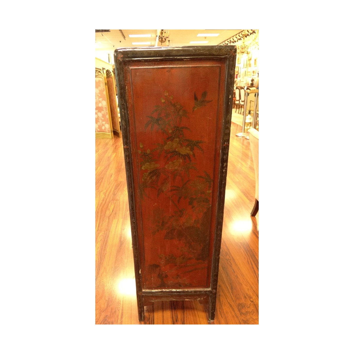 19th Century or Earlier Chinese Lacquer Two Door C