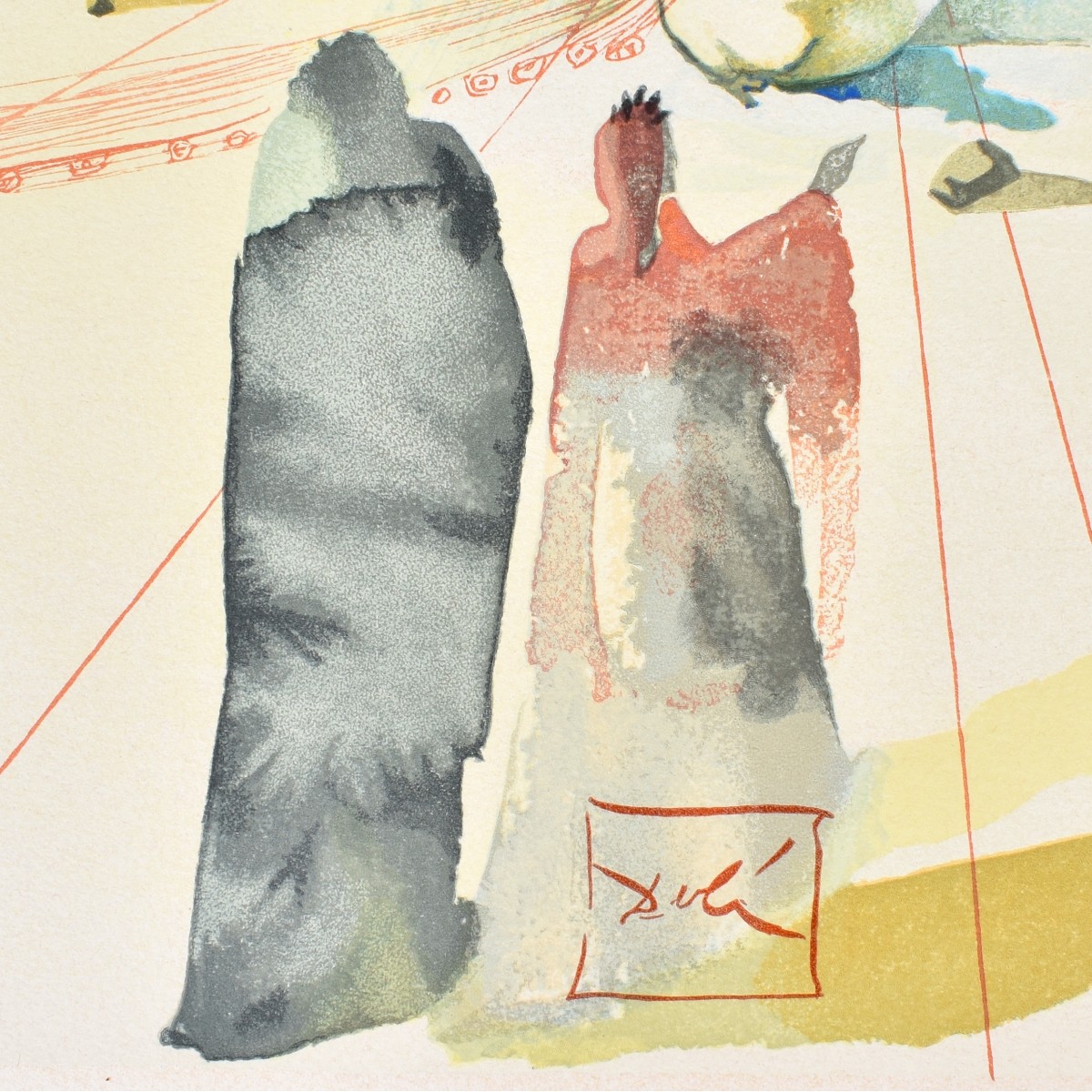 Salvador Dali (1904 - 1989) Color Engraving